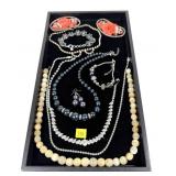 Lot, fashion jewelry, including vintage Mexican