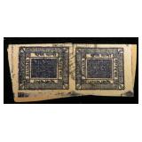 Nepal early pair used stamps imp.
