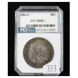 1904-O Morgan dollar- PCI slab