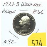 1973-S Proof quarter