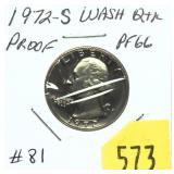 1972-S Proof quarter