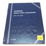 Partial set of Canadian small cents 1920-1972,