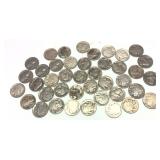 Lot of restored date Buffalo nickels, 40 pcs.