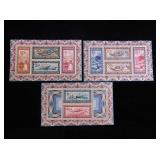 Indonesia Souvenir Sheets 59, 60, 61, MNH, CV $115