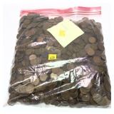 Lot of wheat cents, 2000 pcs.