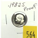 1982-S Proof dime