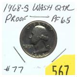 1968-S Proof quarter