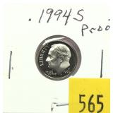 1994-S Proof dime