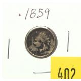 1859 Indian Head cent