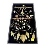 Lot, fashion jewelry, including Givenchy, Coro,