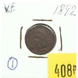 1872 Indian Head cent
