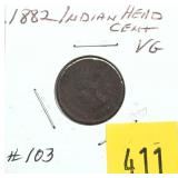 1882 Indian Head cent