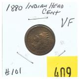 1880 Indian Head cent