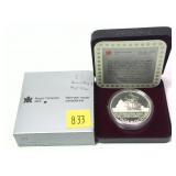 1987 Canadian commemorative dollar, .500 silver