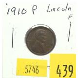 1910 Lincoln cent