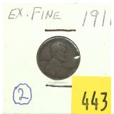 1911 Lincoln cent
