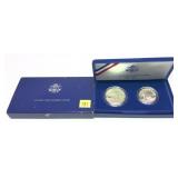 1986 2-piece commemorative set
