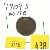 1909-S Lincoln cent