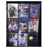 Lot, 8 signed baseball cards: Isringhausen (2),