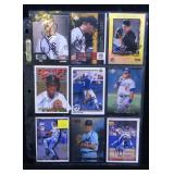 Lot, 9 signed baseball cards: Rauch (2), Grilli;