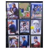 Lot, 9 signed baseball cards: Suzuki (2), Seo