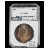 1896 Morgan dollar- PCI slab certified MS 66