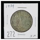1934 Walking Liberty half dollar