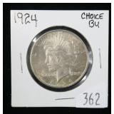 1924 Peace dollar- B.U.