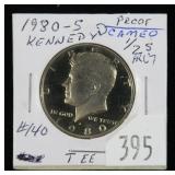 1980-S Kennedy half dollar- proof cameo