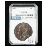 1897 Morgan dollar- PCI slab certified MS .65