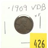 1909 VDB Lincoln cent