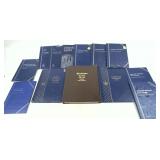 Lot of empty coin albums, 13 pcs.