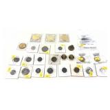 Lot of coins and tokens, 25 pcs.