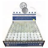 Box of nickel tubes. 100 pcs.