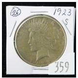 1923-s Peace dollar