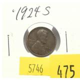 1924-S Lincoln cent