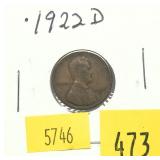 1922-D Lincoln cent