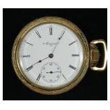 Elgin Model 6 17-jewel 16 size sidewinder open