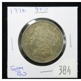 1878 8 T.F. Morgan dollar- Gem B.U.
