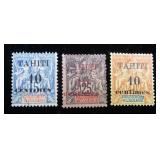 Tahiti 29, 30 used, 31 MH, CV $35