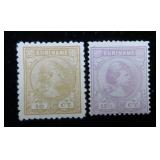 Surinam 25, 26, MH, CV $97