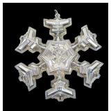 Gorham sterling 1977 Christmas snowflake