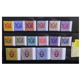 Hong Kong 388-403, MNH, CV $100