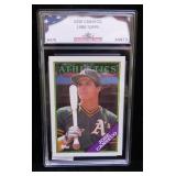 Jose Canseco 1983 Topps #370 PGC Mint 9
