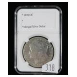 1890-CC Morgan dollar