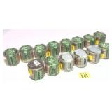 x14- Rolls Unc. State quarters, mixed dates,