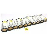 x10- Rolls Native American Unc. dollars, mixed