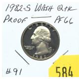 1982-S Proof quarter