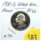1981-S Proof quarter