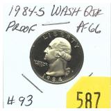 1984-S Proof quarter